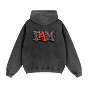 Zip-Through Boxy Fleece Hoodie